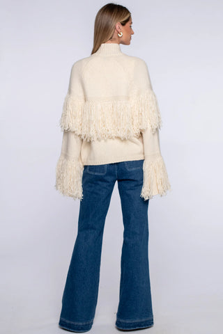 Elizabeth James Carmen Cardigan - Ivory