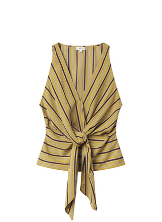 Elle Top - Curry/Ganache