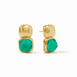 Catalina Earring - Iridescent Emerald Green