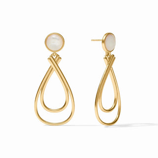 Essex Stone Earring - Mother Of Pearl