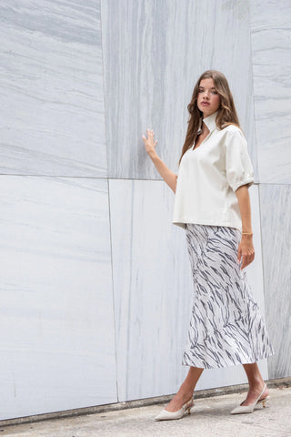 Emily McCarthy Poppy Top - Carrara