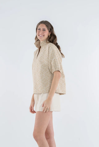 Emily McCarthy Poppy Top - Mosaic