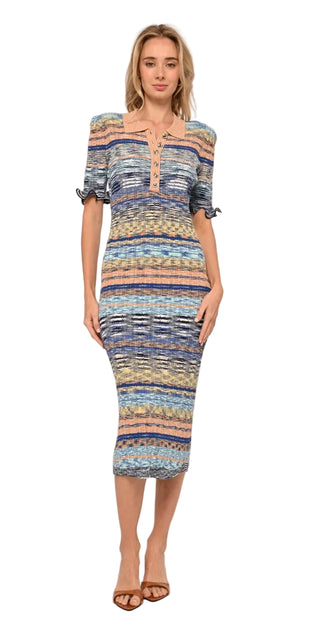 Love the Label Faye Knit Dress - Multi Space Dye
