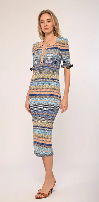 Love the Label Faye Knit Dress - Multi Space Dye