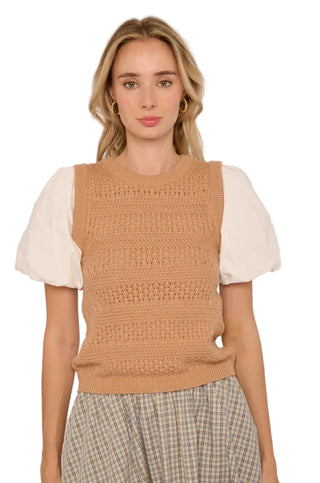 Love the Label Danni Tee - Camel