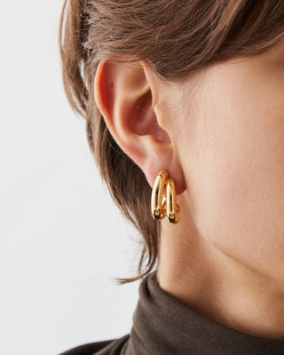 Florence Earring - Polished Gold