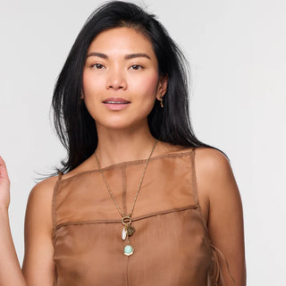 Frances Charm Necklace - Gold Multi