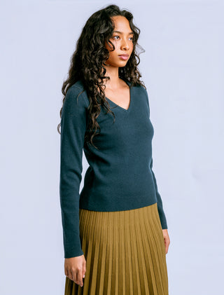 Kerisma Millie V Top - Pagoda Teal