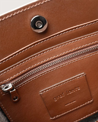 Graf Lantz Jaunt Merino Wool Mini Tote - Ash Brown/ Feather