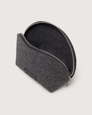 Graf Lantz Pochi Merino Wool Medium Pouch - Charcoal