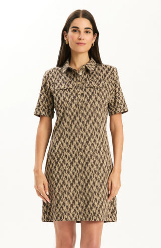 Tyler Boe Kat Dress - Dem/Iced Coffee