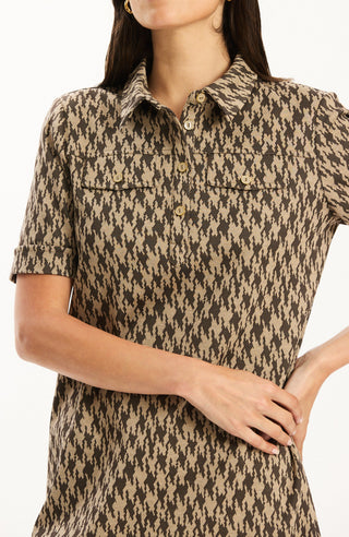 Tyler Boe Kat Dress - Dem/Iced Coffee