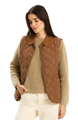 Tyler Boe Amoreena Vest - Biscuit