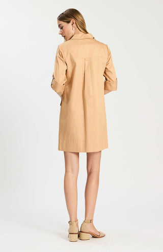 Rory Pocket Mini Dress - Hazelnut