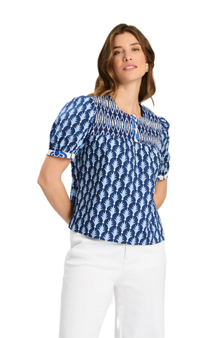 Tyler Boe Kenzi Blouse - Multi Blue