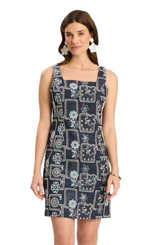Tyler Boe - Pamela Mini Dress - Denim&nbsp;