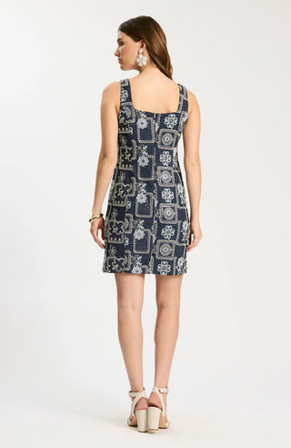 Tyler Boe - Pamela Mini Dress - Denim&nbsp;