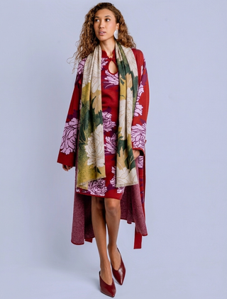 Kerisma Cosmic Scarf/Shawl - Golden Peony