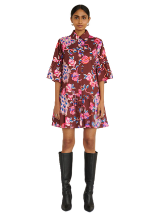 Hydra Mini Dress - Rum