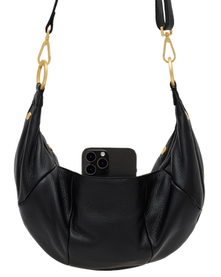 Hammitt Erica Med - Black/Brushed Gold
