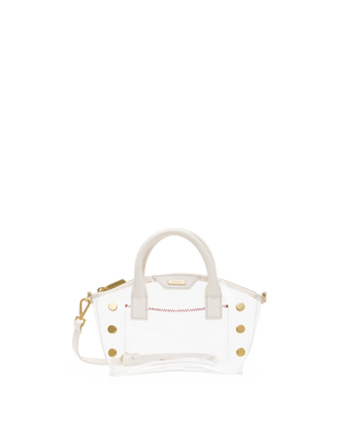 Hammitt Paula Clear - Calla Lily White/Brushed Gold