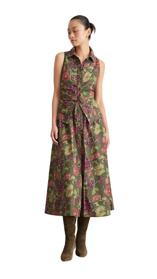 Tanya Taylor Hannah Dress - Army Multi