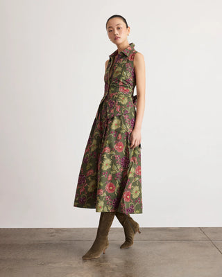 Tanya Taylor Hannah Dress - Army Multi