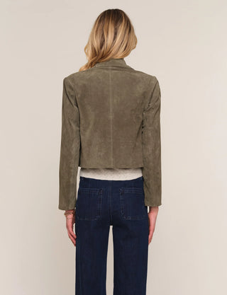 Heartloom Benly Suede Jacket - Olive