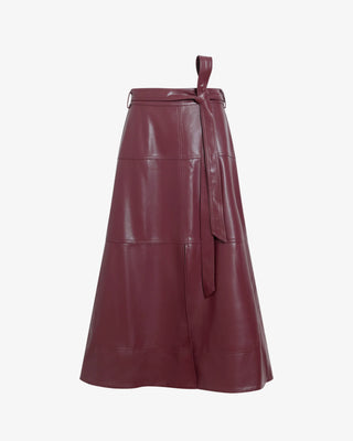 Tanya Taylor Hudley Skirt - Mahogany