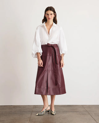 Tanya Taylor Hudley Skirt - Mahogany