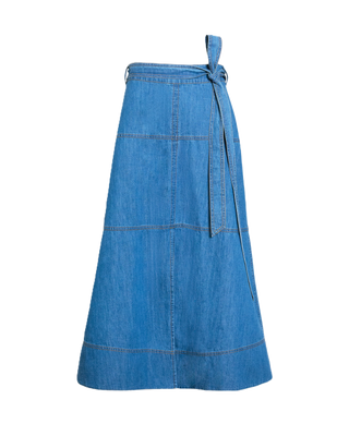 Tanya Taylor Hudley Skirt - Medium Indigo Blue