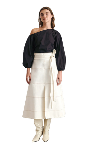 Hudson Skirt - Chalk