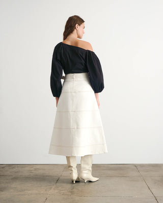 Hudson Skirt - Chalk