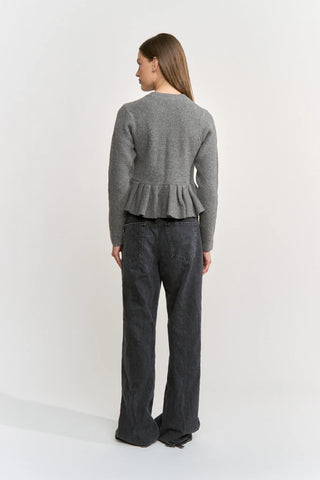 En Saison Annie Cardigan - Heather Gray