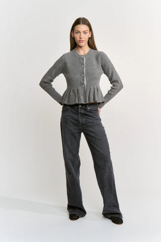 En Saison Annie Cardigan - Heather Gray