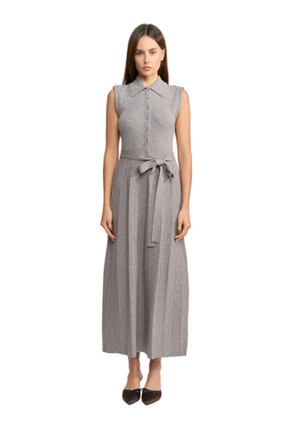 En Saison Annie Midi Dress - Gray