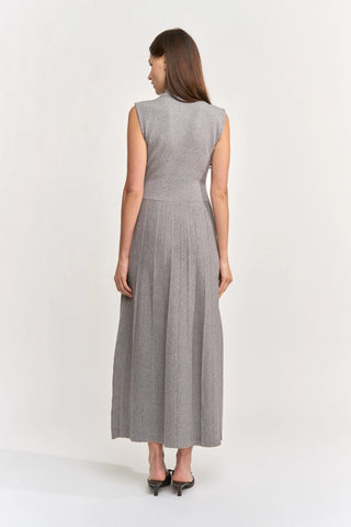 En Saison Annie Midi Dress - Gray
