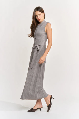 En Saison Annie Midi Dress - Gray
