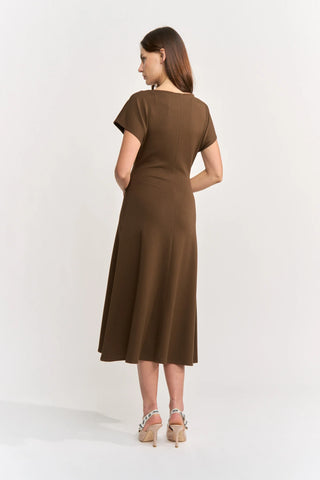 En Saison Jane Midi Dress - Brown