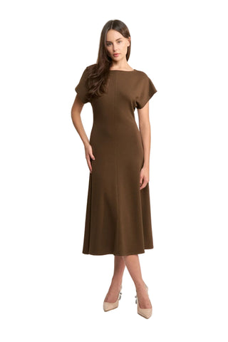 En Saison Jane Midi Dress - Brown