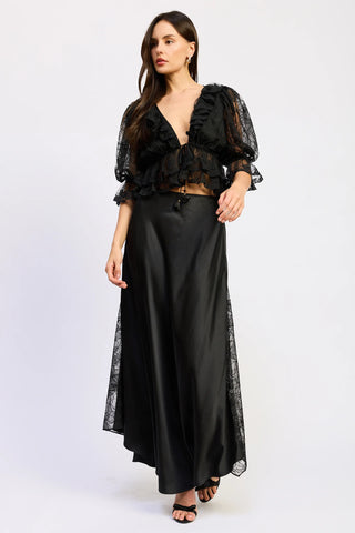 En Saison Alexandra Midi Skirt - Black