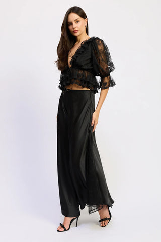 En Saison Alexandra Midi Skirt - Black