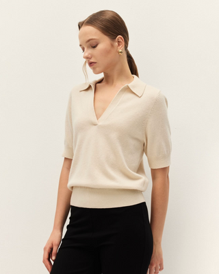Elodie Idalia Top - Beige