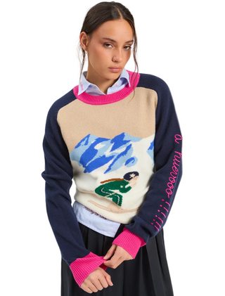 Vilagallo Sweater Ski Scene