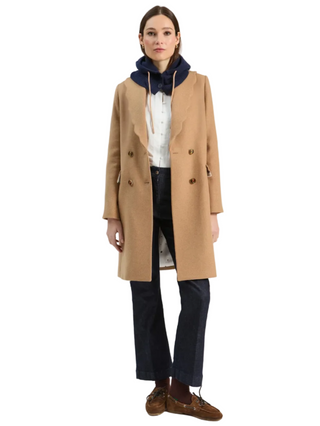 Vilagallo Long Coat Camel
