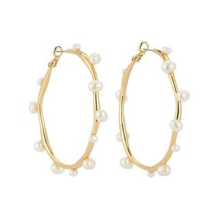 Isla Hoops - White Gold
