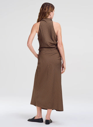 A.L.C. Jean Skirt - Pecan/Navy
