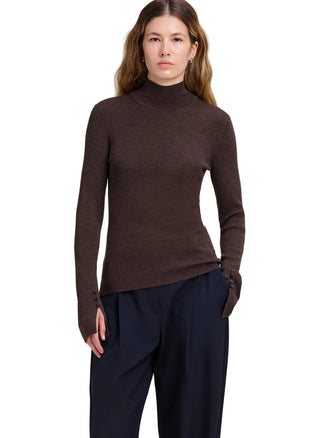 A.L.C. Jett Top - Coffee