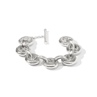 Cannes Semi Link Bracelet Silver