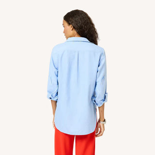 Kerri Rosenthal Mia Lightweight Oxford Shirt - Blue